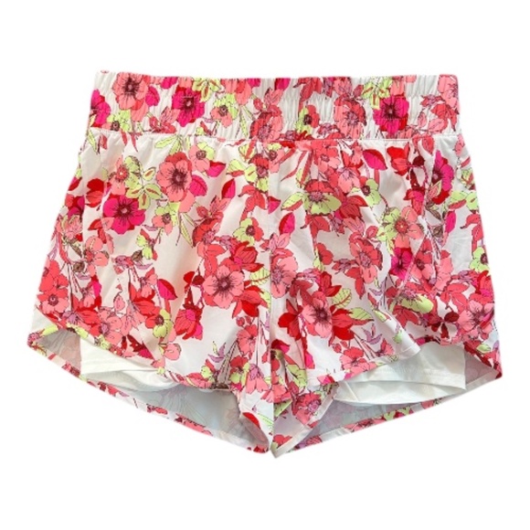 Avia Pants - 🆕 NWOT Avia women’s pink multicolor floral athletic shorts | size L